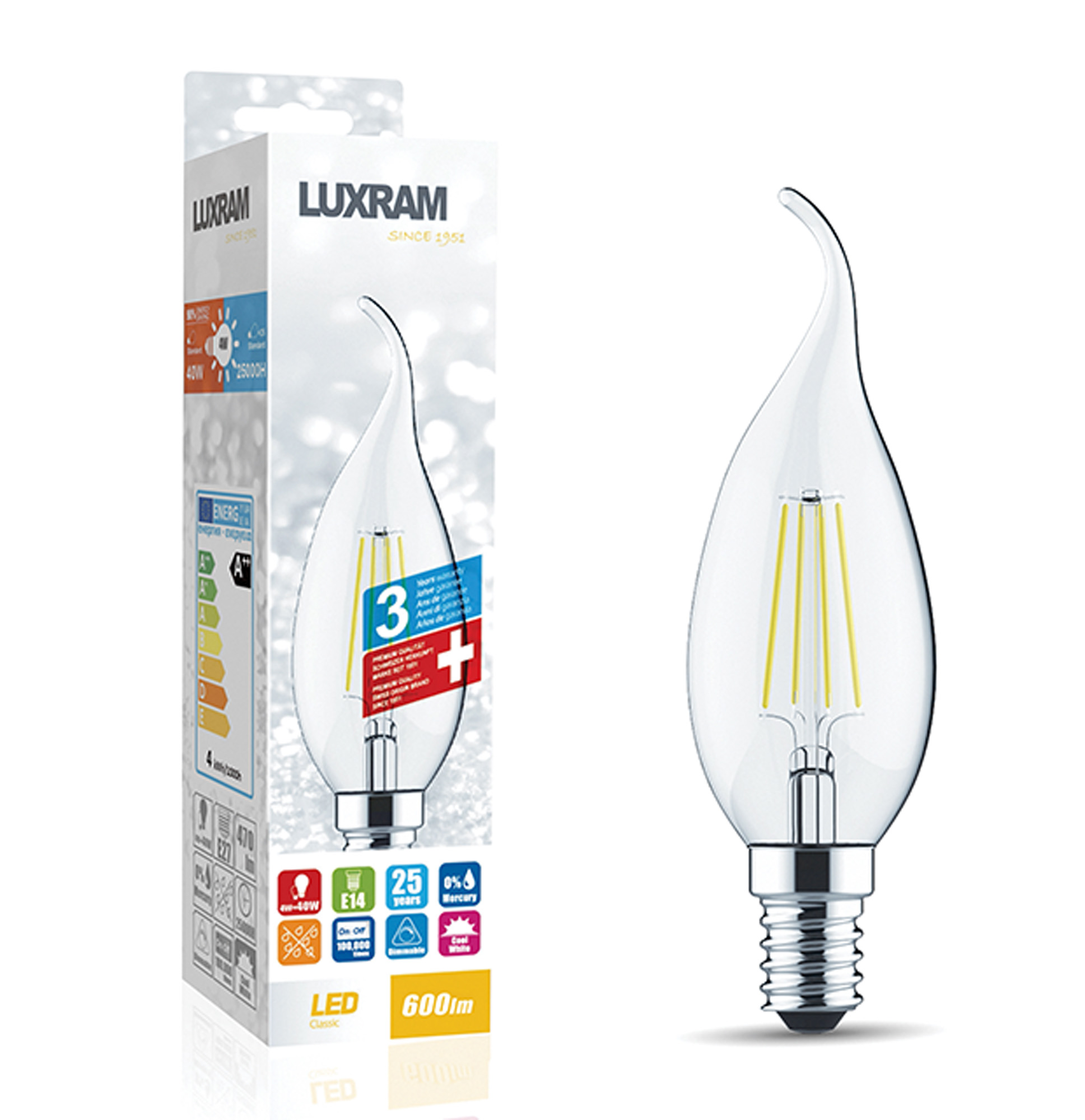 Value Classic LED Lamps Luxram Decorative Candle Value Classic LED Lamps Luxram Decorative Candle